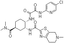 Edoxaban molecular structure (CAS 480449-70-5)