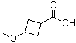 3-甲氧基环丁烷羧酸分子结构 (CAS 480450-03-1)