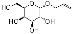 烯丙基 alpha-D-吡喃半乳糖苷分子结构 (CAS 48149-72-0)