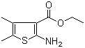 2-氨基-4,5-二甲基噻吩-3-羧酸乙酯分子结构 (CAS 4815-24-1)
