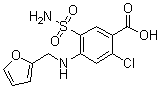 异呋塞米分子结构 (CAS 4818-59-1)