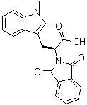 N-邻苯二甲酰基-L-色氨酸分子结构 (CAS 48208-26-0)