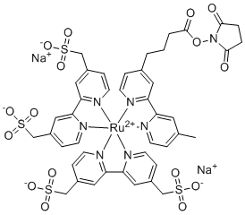 Sulfo-TAG NHS酯二钠分子结构 (CAS 482618-42-8)