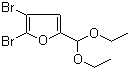 2,3-二溴-5-(二乙氧基甲基)呋喃分子结构 (CAS 4828-13-1)