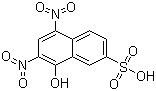 8-羟基-5,7-二硝基萘-2-磺酸分子结构 (CAS 483-84-1)
