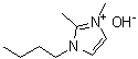 1-丁基-2,3-二甲基咪唑鎓氢氧化物分子结构 (CAS 483184-44-7)