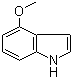 结构式 CAS# 4837-90-5, 4-甲氧基吲哚