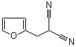 (2-呋喃基甲基)丙二腈分子结构 (CAS 4846-25-7)
