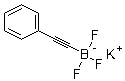 苯基乙炔基三氟硼酸钾分子结构 (CAS 485338-93-0)