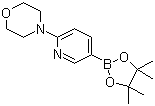 6-(吗啉-4-基)吡啶-3-硼酸频哪醇酯分子结构 (CAS 485799-04-0)
