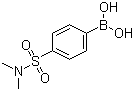 4-(N,N-二甲基磺酰胺基)苯硼酸分子结构 (CAS 486422-59-7)