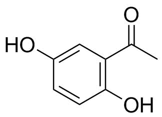 2,5-二羟基苯乙酮分子结构 (CAS 490-78-8)