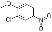 2-氯-4-硝基苯甲醚分子结构 (CAS 4920-79-0)