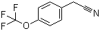 结构式 CAS# 49561-96-8, 4-(三氟甲氧基)苯乙腈