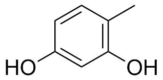 4-甲基-1,3-苯二酚分子结构 (CAS 496-73-1)