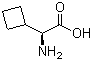 L-环丁基甘氨酸分子结构 (CAS 49607-08-1)
