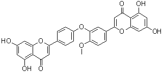 4'-O-甲基金连木黄酮分子结构 (CAS 49619-87-6)