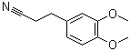 结构式 CAS# 49621-56-9, 3,4-二甲氧基苯丙腈