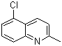 5-氯喹哪啶分子结构 (CAS 4964-69-6)