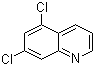 structure of CAS# 4964-77-6, 5,7-Dichloroquinoline