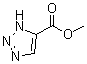 结构式 CAS# 4967-77-5, 1H-1,2,3-三唑-5-羧酸甲酯