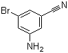 5-氨基-3-溴苯甲腈分子结构 (CAS 49674-16-0)
