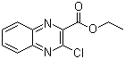 3-氯喹喔啉-2-羧酸乙酯分子结构 (CAS 49679-45-0)