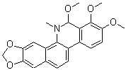 (±)-13-甲氧基二氢白屈菜红碱分子结构 (CAS 49702-49-0)