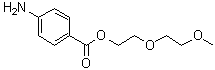4-[[2-(2-甲氧基乙氧基)乙氧基]羰基]苯胺分子结构 (CAS 49744-35-6)