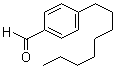 4-辛基苯甲醛分子结构 (CAS 49763-66-8)