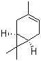 结构式 CAS# 498-15-7, (1S)-(+)-3-蒈烯; (1S)-3,7,7-三甲基双环[4.1.0]庚-3-烯