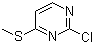 2-氯-4-(甲硫基)嘧啶分子结构 (CAS 49844-93-1)