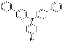N-(4-溴苯基)-N,N-双(1,1'-联苯-4-基)胺分子结构 (CAS 499128-71-1)