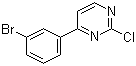 4-(3-Bromophenyl)-2-chloropyrimidine molecular structure (CAS 499195-47-0)