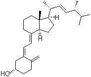 alpha-骨化醇分子结构 (CAS 50-14-6)