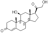 皮质酮分子结构 (CAS 50-22-6)