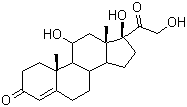 氢化可的松分子结构 (CAS 50-23-7)