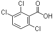 2,3,6-三氯苯甲酸分子结构 (CAS 50-31-7)