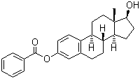 苯甲酸雌二醇分子结构 (CAS 50-50-0)