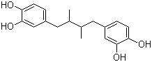 去甲二氢愈创木酸分子结构 (CAS 500-38-9)