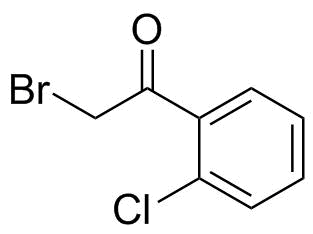 2-溴-2'-氯苯乙酮分子结构 (CAS 5000-66-8)