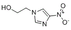 2-(4-硝基-1H-咪唑-1-基)乙醇分子结构 (CAS 5006-69-9)