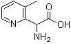alpha-氨基-3-甲基-2-吡啶乙酸分子结构 (CAS 500755-94-2)