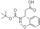 (betaR)-beta-[[叔丁氧羰基]氨基]-2-甲氧基苯丙酸分子结构 (CAS 500788-85-2)