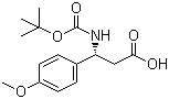 Boc-beta-(R)-4-methoxyphenylalanine molecular structure (CAS 500788-87-4)
