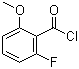2-Fluoro-6-methoxybenzoyl chloride molecular structure (CAS 500912-12-9)