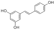 白藜芦醇分子结构 (CAS 501-36-0)