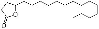 5-十四烷基二氢-2(3H)-呋喃酮分子结构 (CAS 502-26-1)