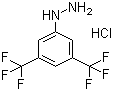 3,5-Bis(trifluoromethyl)phenylhydrazine hydrochloride molecular structure (CAS 502496-23-3)