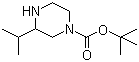 1-Boc-3-isopropylpiperazine molecular structure (CAS 502649-32-3)